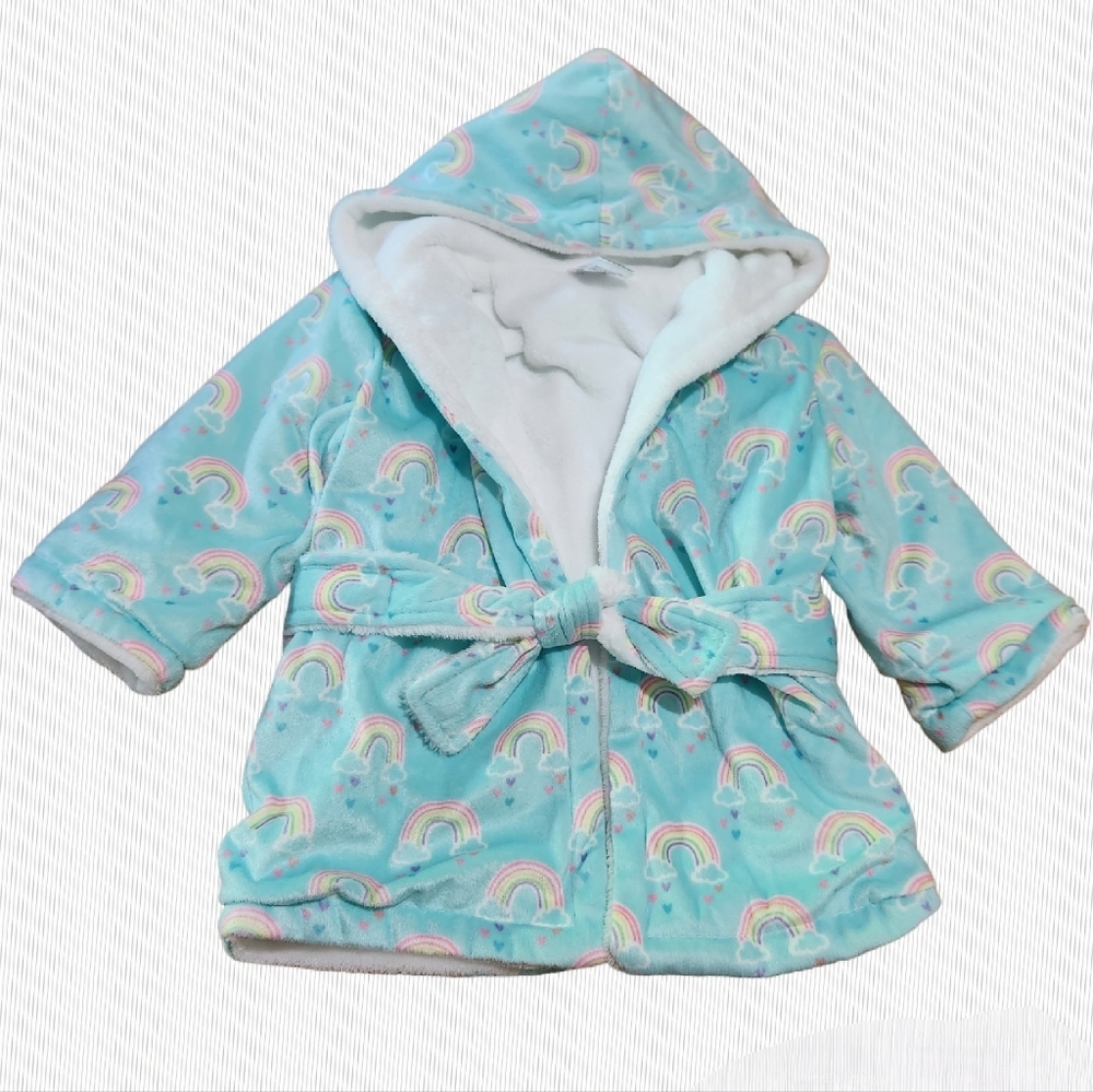 Baby girls bathrobe